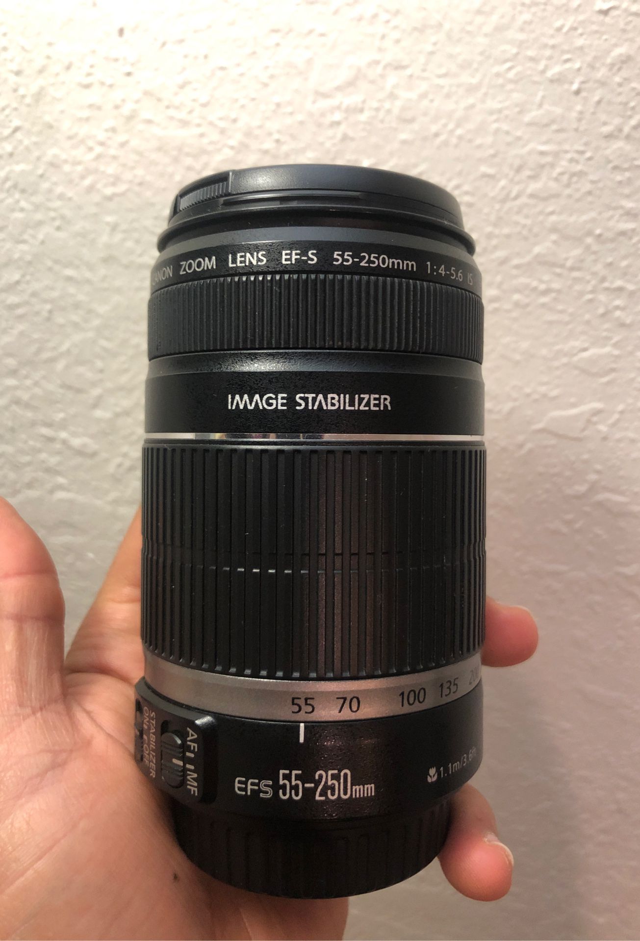 Canon 55-250 mm lense (image stabilizer)