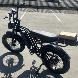 Bluvall 20 Inch Fat Tire Electric Bicycle 48V 15Ah 720wh Battery Capacity 33MPh 1500w Powerful Motor 