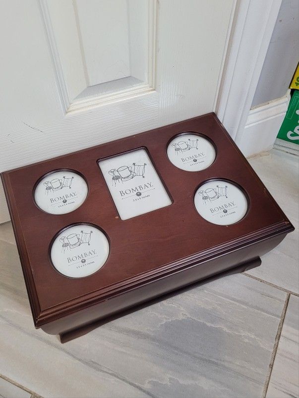 Bombay Wooden Jewelry Picture Box