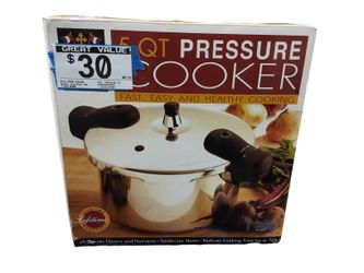Philippe Richard Collection 5qt Pressure Cooker Silver Small Kitchen Appliance