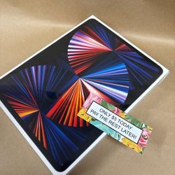 Apple IPad Pro 12.9 Inch 5th Gen Tablet - Only $1 Today Pay The Rest Later! 