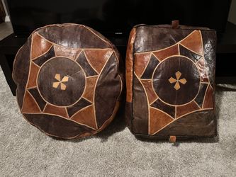 Beautiful leather Pillows