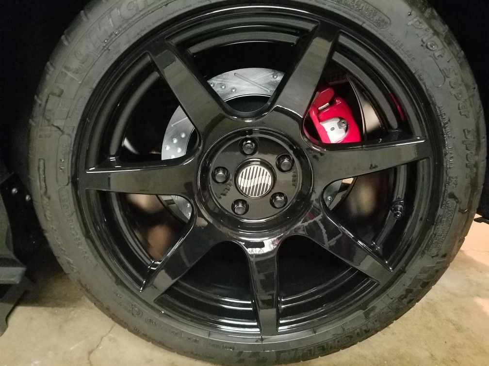 94 04 Mustang SVE R350 Wheels Rims Michelin 275 295 35 18