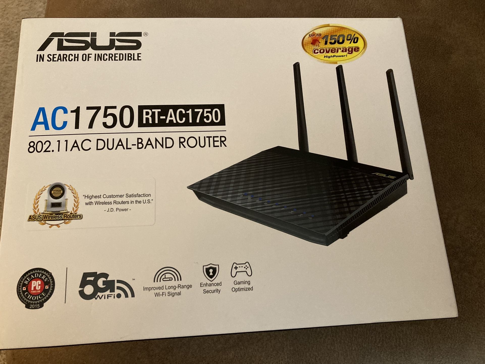 New Asus ac1750 (rt-ac1750) 802.11ac dual band router - $20 