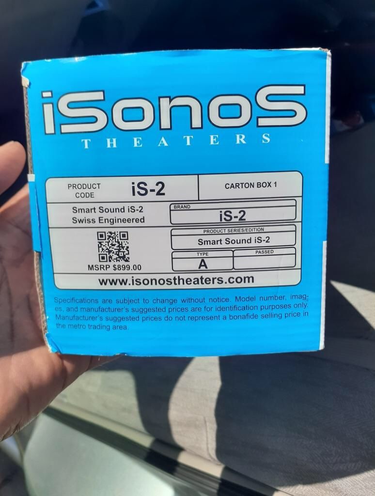 I SonoS smart sound IS-2 sound bar