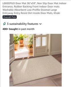 New Lekeepgo door mat 36x59