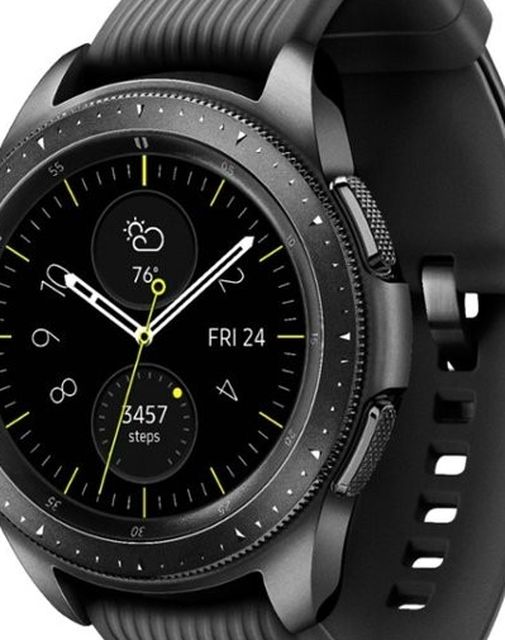 Samsung - Galaxy Watch Smartwatch 42mm Stainless Steel LTE (unlocked)


