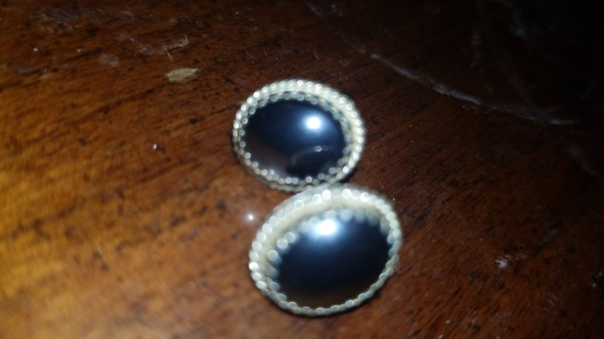 Reall silver earings and ring