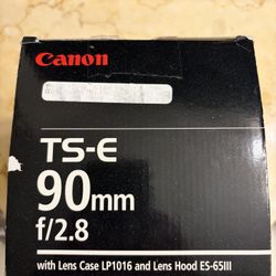 canon TS-E 90mm f2.8