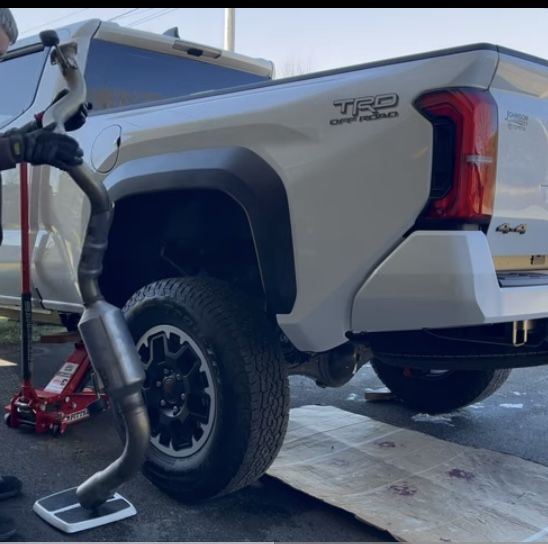 OEM exhaust on 2024 Tacoma