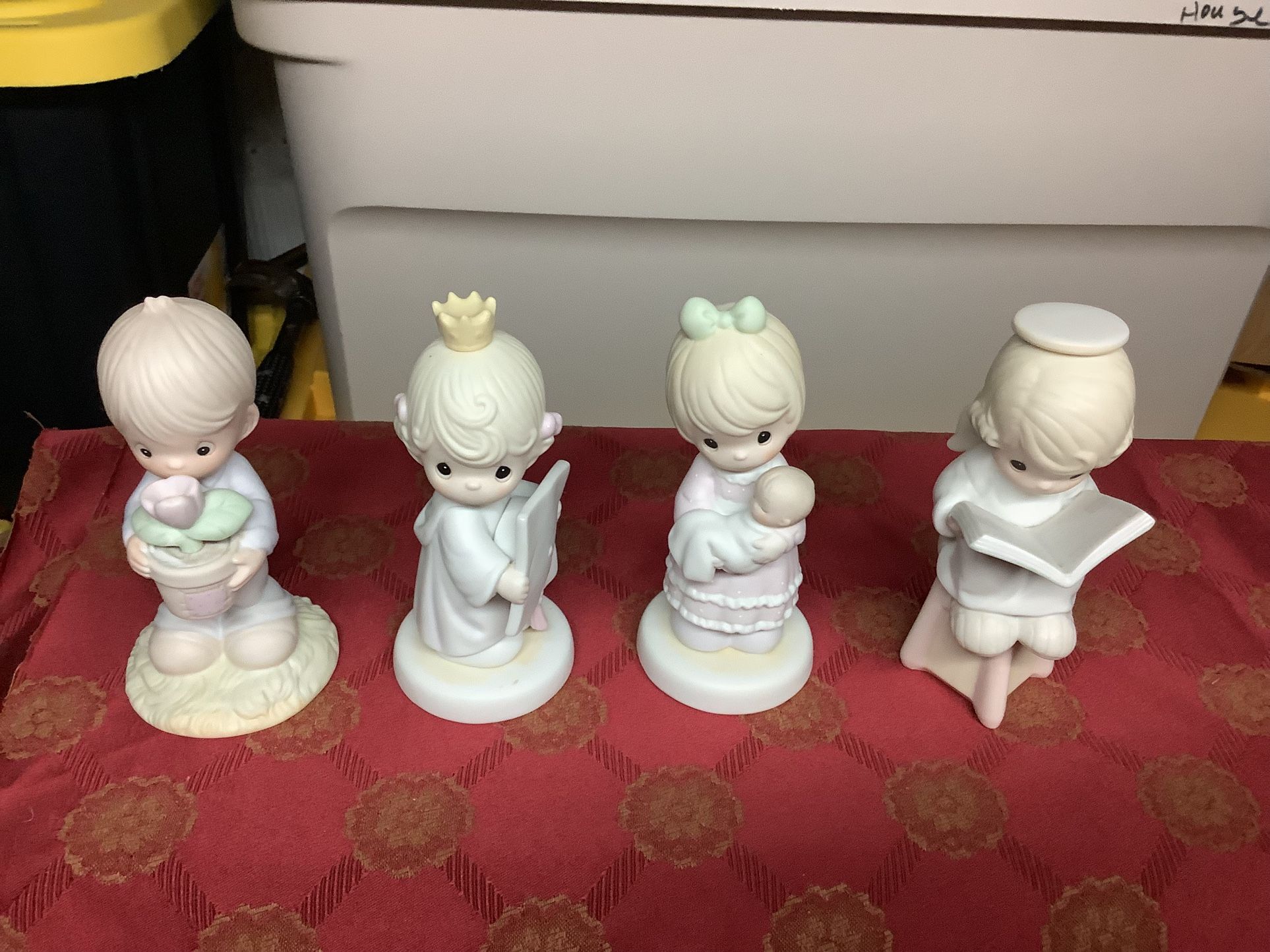 (4) Precious Moments Figurines,