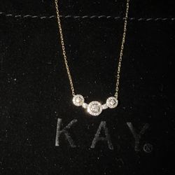 10k Gold Diamond Necklace