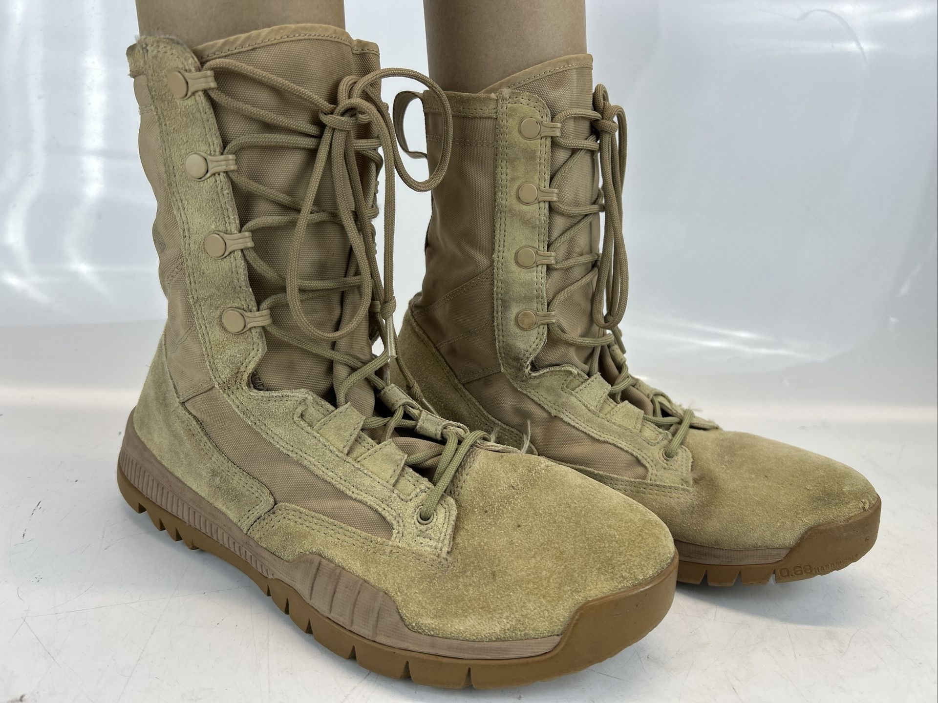 Nike SFB Field Boots sz 8 Mens British Khaki 8" Suede Combat Tactical 688974-200