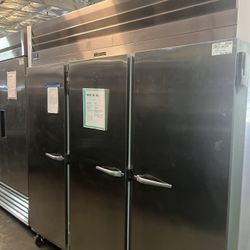 3 Door Stainless Steel Refrigerator 
