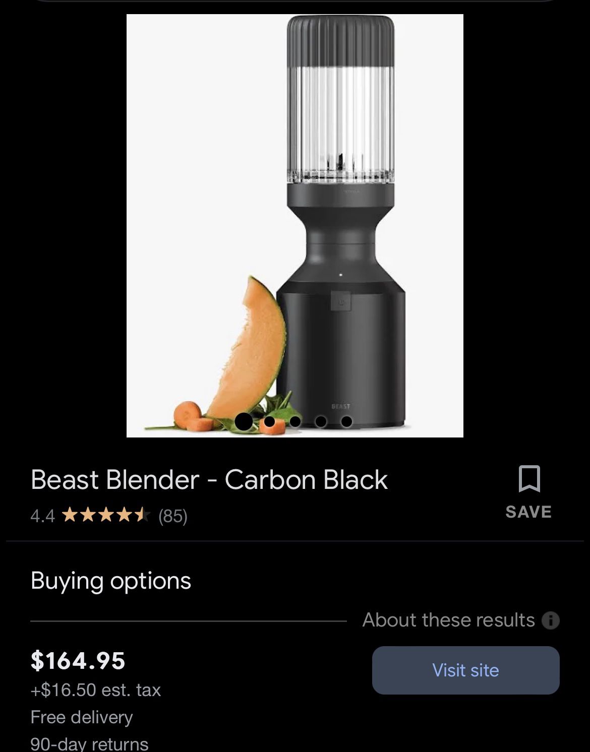 Beast Blender - Carbon Black