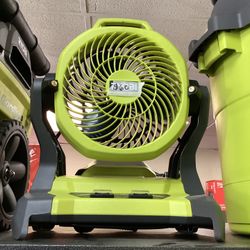 Ryobi 18V Bucket Mist Fan (Tool-Only) $60