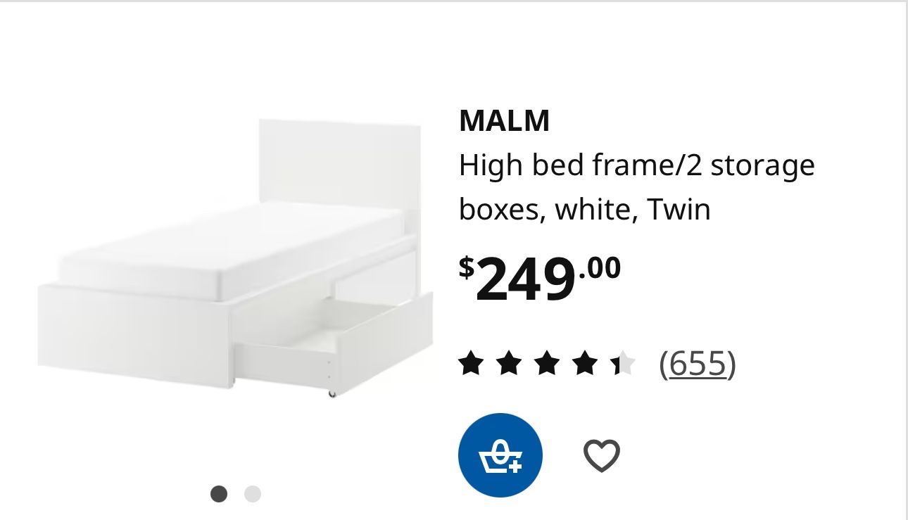 Malm bed - IKEA