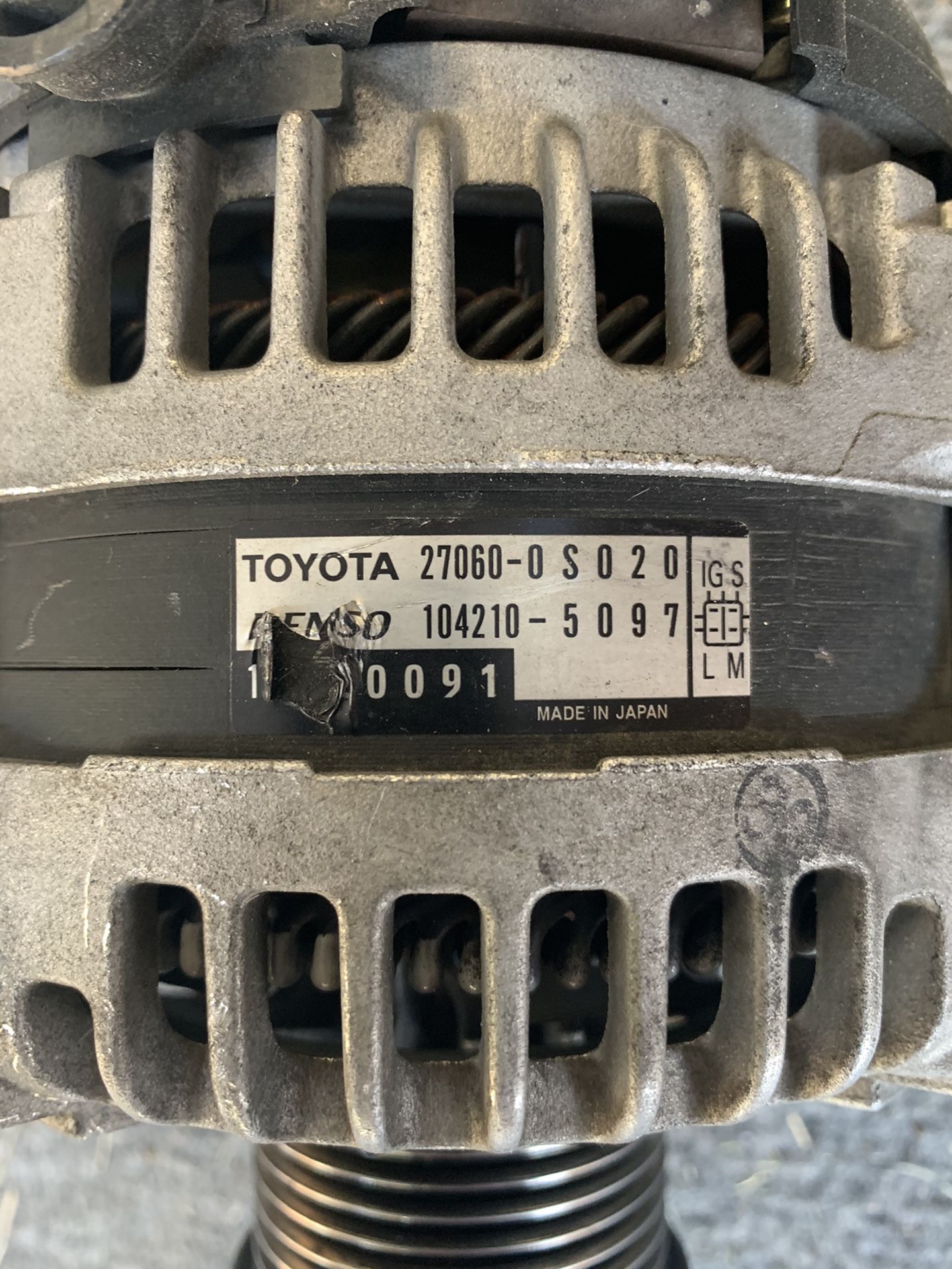 Toyota Tundra alternator 2018