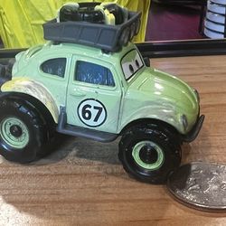 DISNEY PIXAR RADIATOR SPRINGS SHIFTY SIDEWINDER - LIME GREEN DIECAST