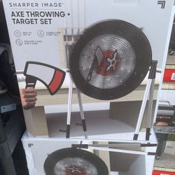 Ace Throwing Target Set 