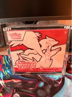 White flare Pokemon Center Etb