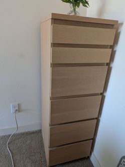 IKEA MALM 6-Drawer Chest –