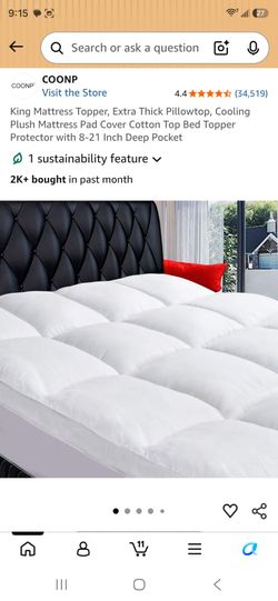 King mattress topper