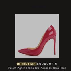 Patent Pigalle Follies 100 Pumps 36 Ultra Rose