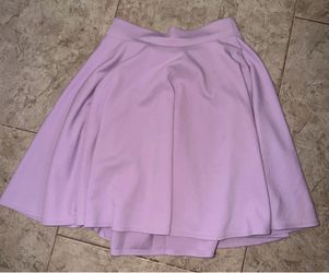 Urban CoCo High-Waisted Skater Skirt – Lavender / Lilac – Flared Mini – Size L