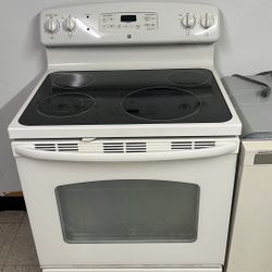 GE Electric Range, Whirlpool Dishwasher 