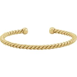14K Yellow Gold-Filled 4.4 mm Cuff 7" Bracelet