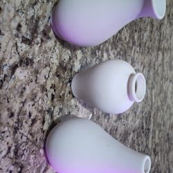 Set Of 3 Mini Ceramic Pots
