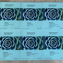 6 Books - EPPP Comprehensive Study Volume - For Psychology Licensing Exam - 2021 Edition (New - Unmarked) 