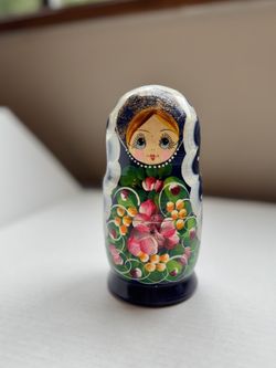 Wooden Nesting Doll ~6.5 in