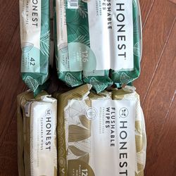 Honest flushable wipes all for $25(336wipes)