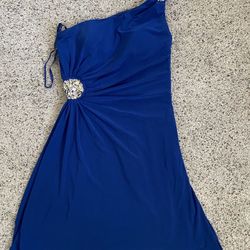 Royal Blue Cocktail Dress - Size 1/2