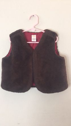 Girls fur vest