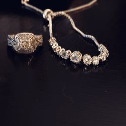 Bracelet And Ring Set 