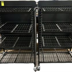 Commercial Display Rolling Racks 