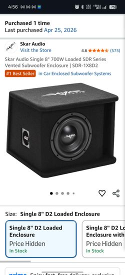 Kicker 1200.1 amp skar 8 700w sub