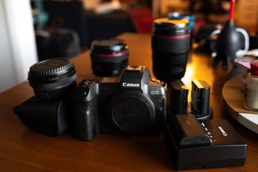 Canon R Body + EF 35mm L Mark II. + 50mm L + Adapter And Batteries