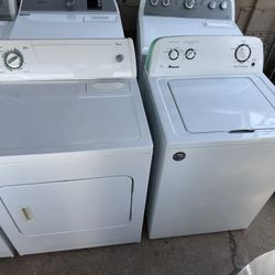 Amana Washer $220 And Whirlpool Electric Dryer Clean And Working