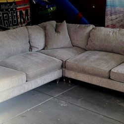 Grey L Shape Sofa