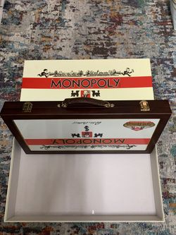 New Monopoly 1935 Deluxe 1st Ed Classic Reproduction With WOOD CASE 