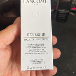 $40 Lancome Renergie H.C.F Triple Serum Anti Aging Concentrate Wrinkles Dark Spots 