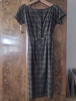 Vintage Plaid Dress