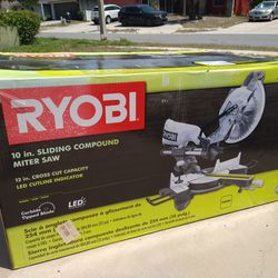 RYOBI 10" Sliding Compound Miter Saw (New In Box)