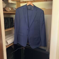 Calvin Klein Suit Blue