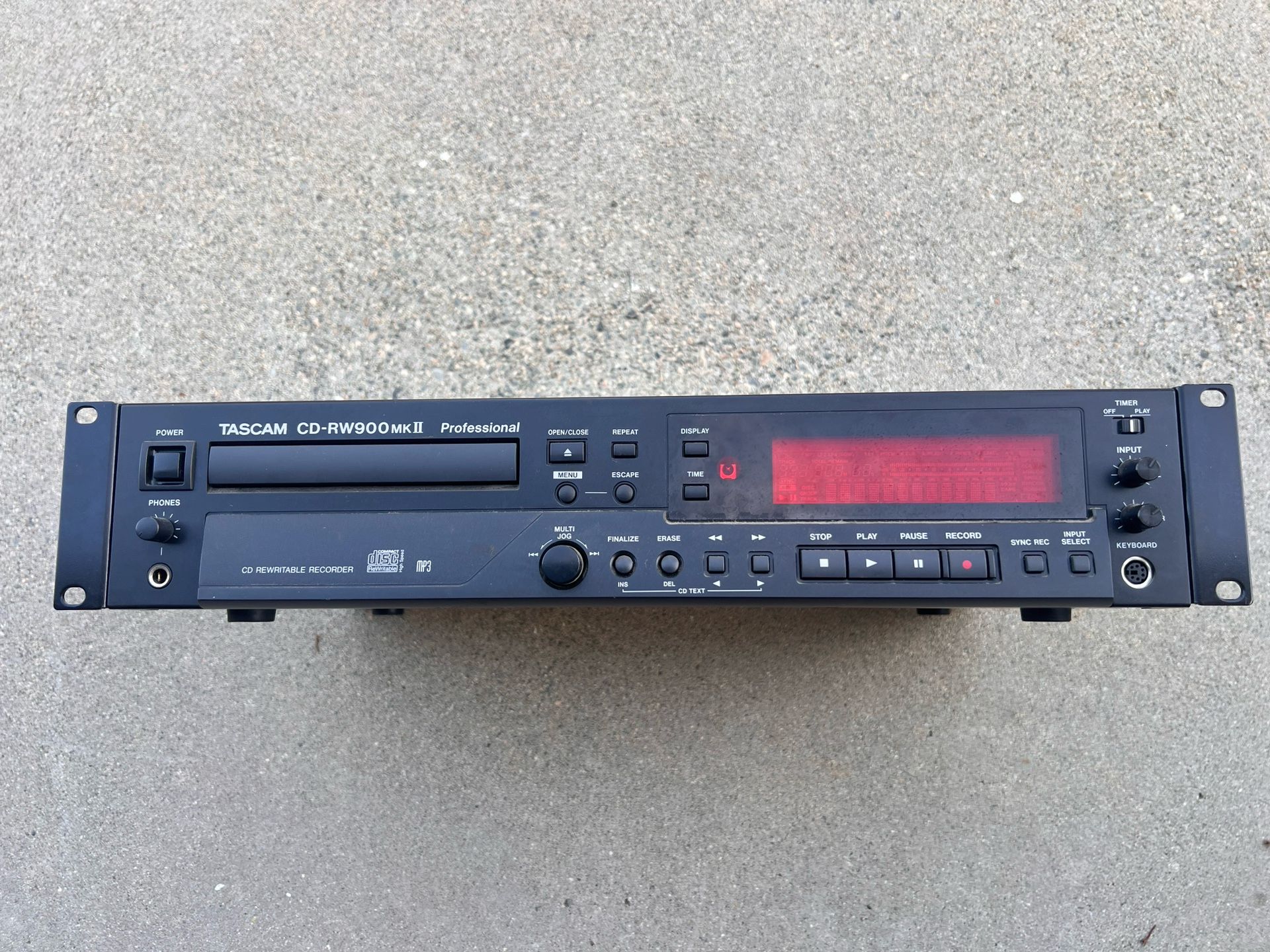 TASCAM CD-RW900MKII CD Recorder/Player