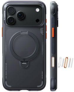 TORRAS Q3 Air Case For IPhone 18 Pro With Magnetic Stand, Shadow Black